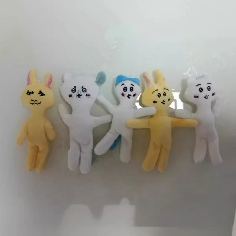 Innovative Chiikawa Usagi Plush Pendant Bestseller Hachiware Muscle Line Handcrafted Full-body Movable Pendant Gift
